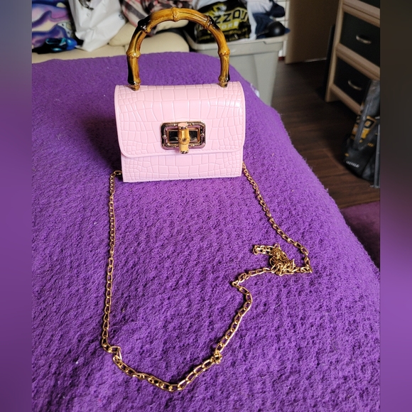 Pink Plastic/Rubber Purse - Picture 3 of 11